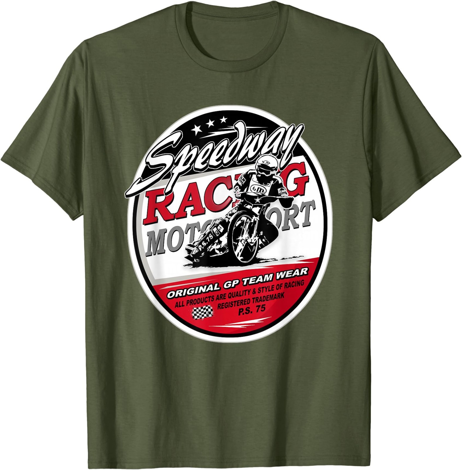 Motorcycle Speedway T-Shirt Flat Track Race T-Shirt