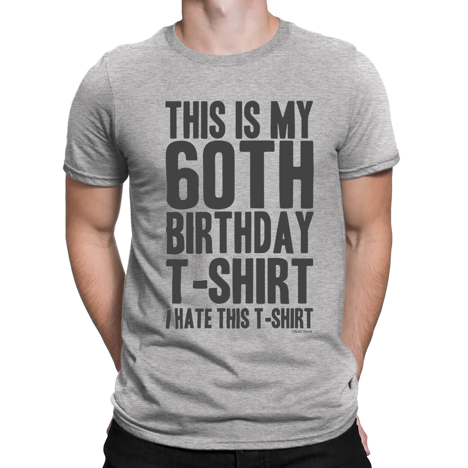 Mens This Is My 60th BIRTHDAY T-SHIRT 60 Years Old Top Funny Gift Idea