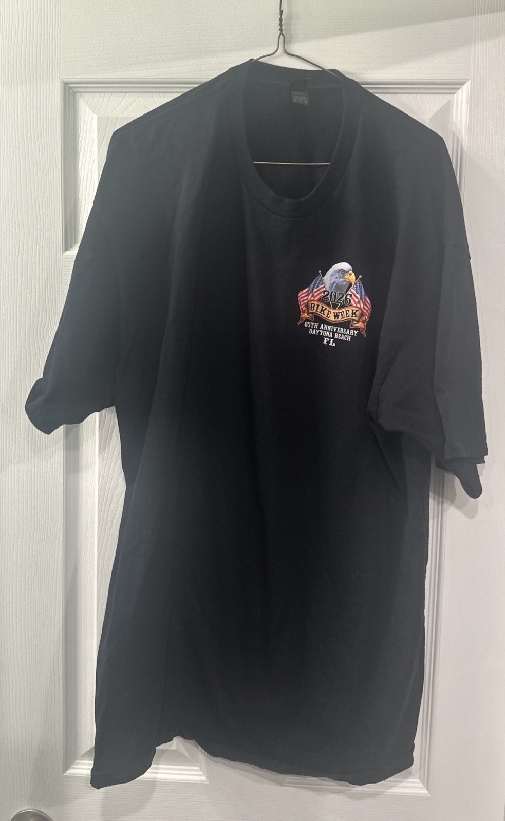 T-Shirt 2026 Bike Week Daytona Beach America Strong No Harley