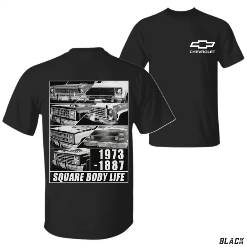 Chevrolet Square Body Life T-shirt, Classic Chevy Truck Graphic Tee, Vintage Pic