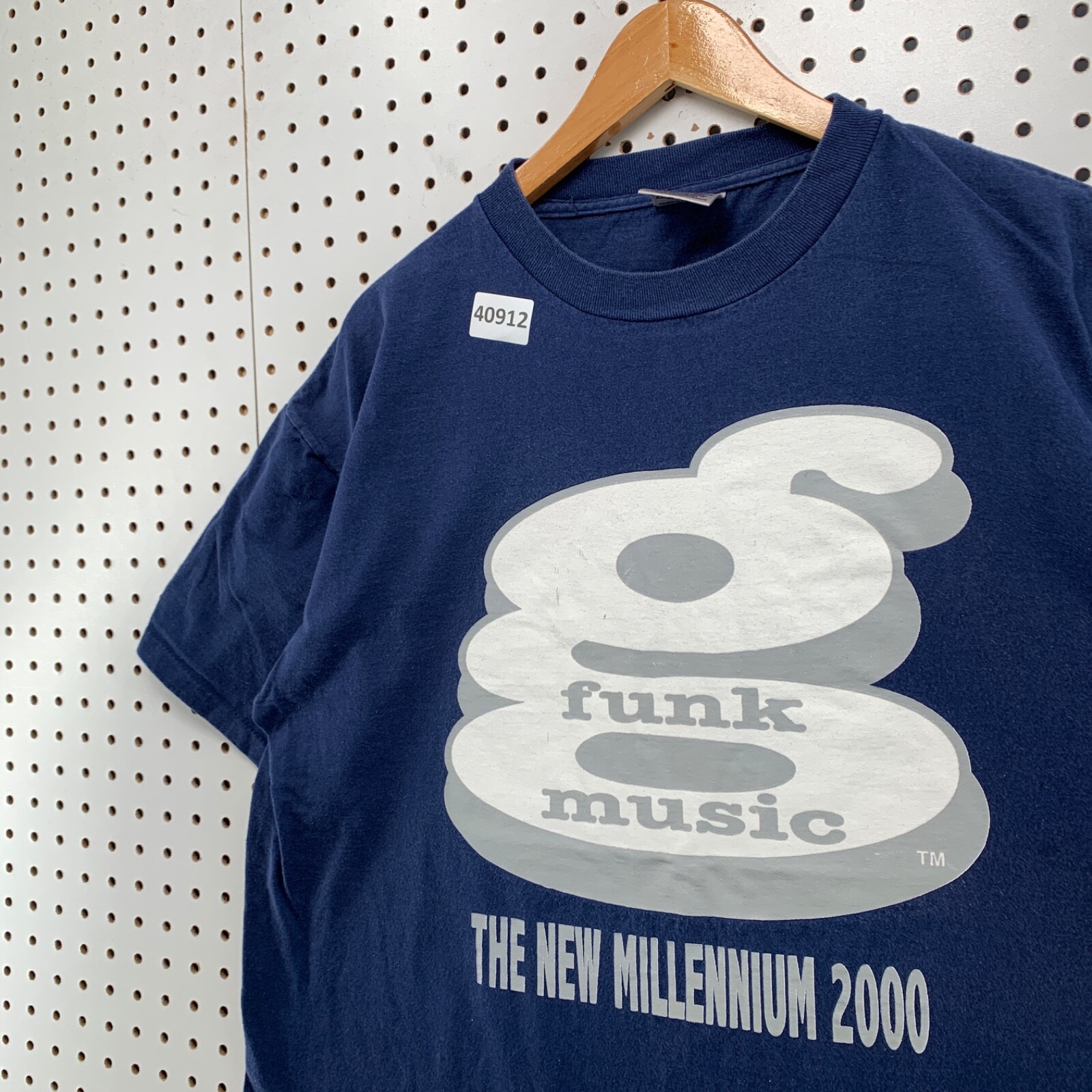 Vintage Funk Warren G Rap Shirt Mens L Blue Single Stitch Reel Tight 23.5×29