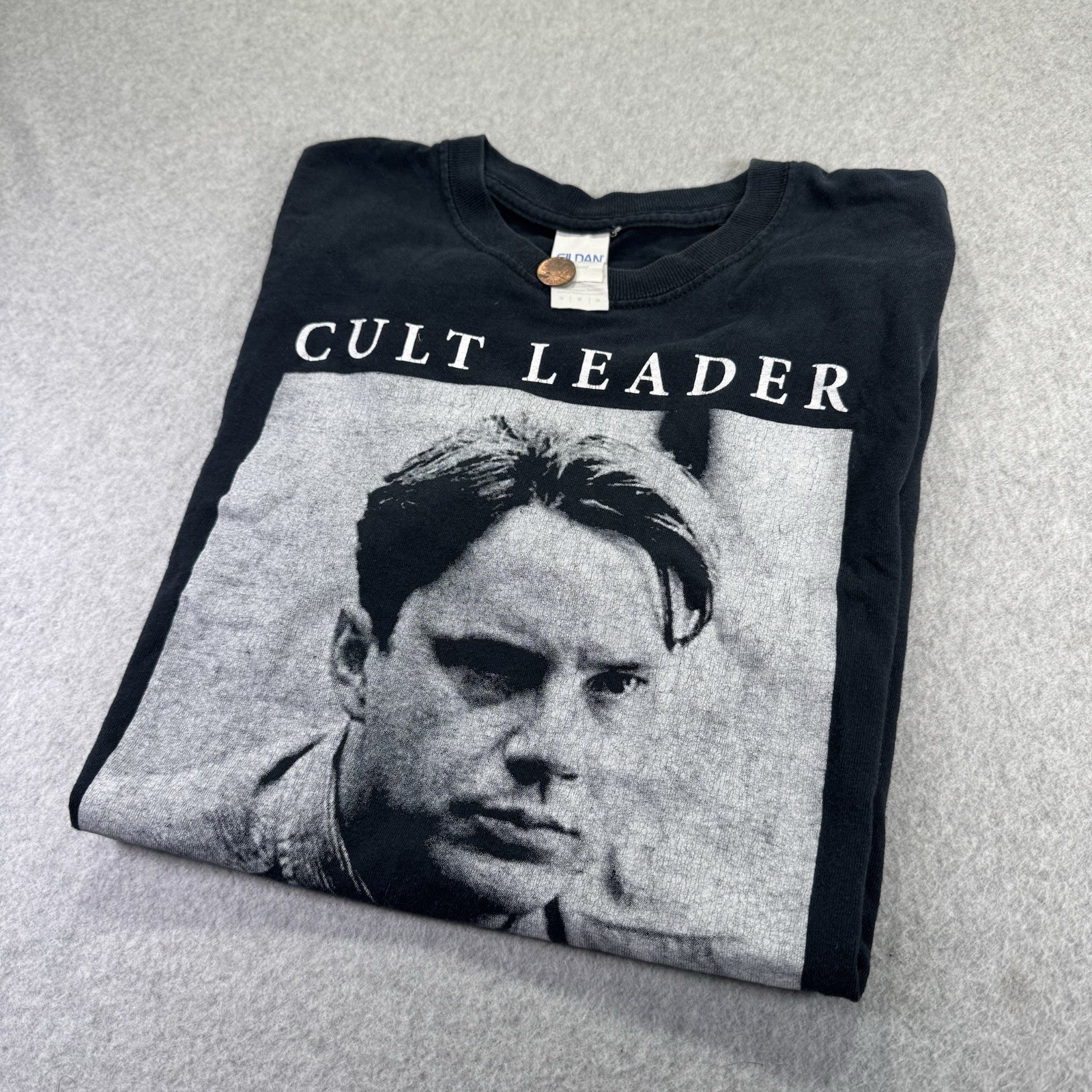 Vintage Shawshank redemption t-shirt Andy Dufresne quote Men’s M Black Portrait