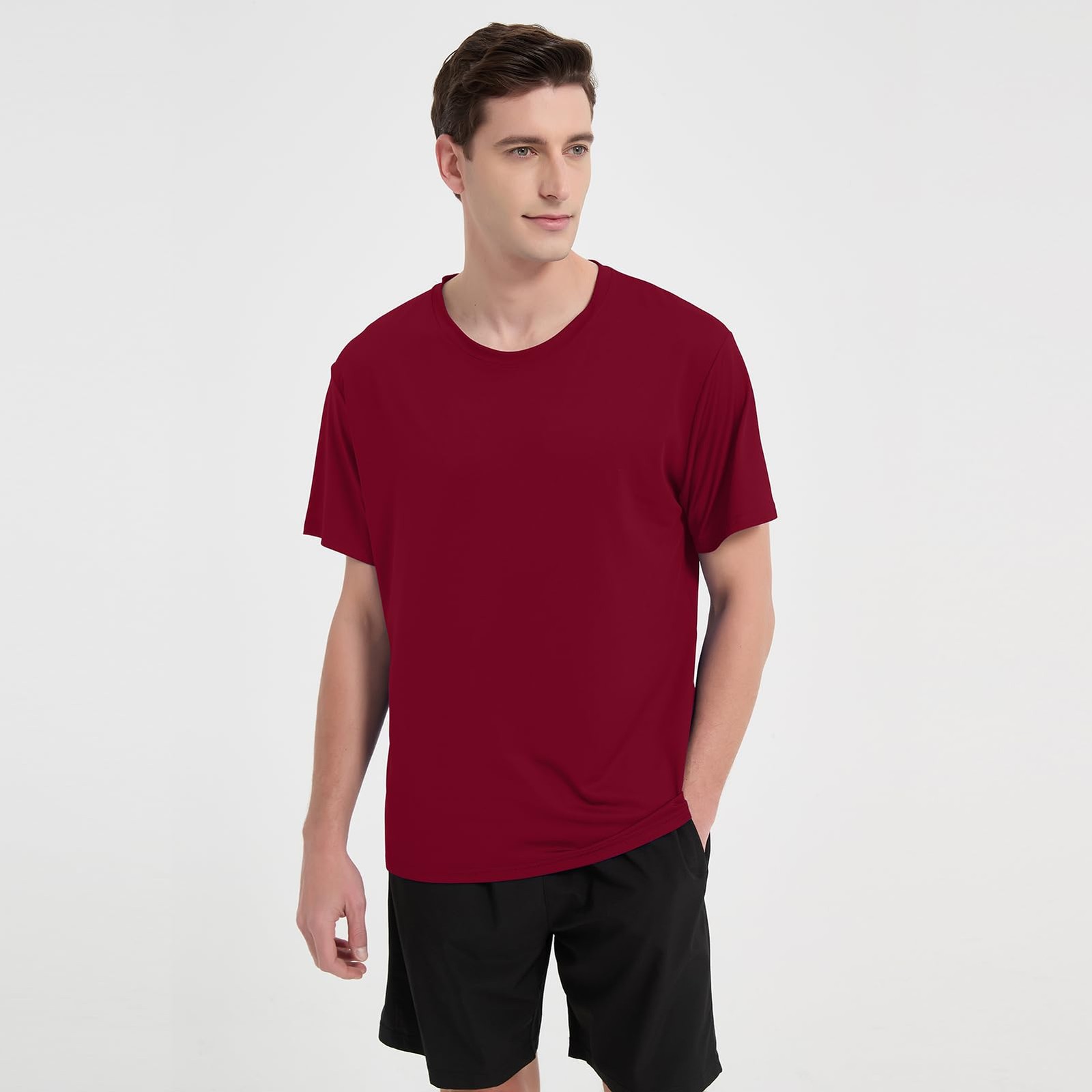 5-Pack Mens Workout T-Shirts Quick Dry Athletic Performance Gym Shirts Casual…