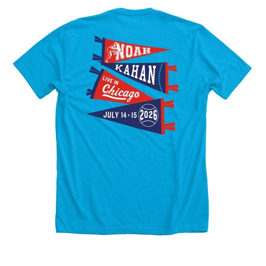 HOT Noah Kahan Chicago Merch T-shirt reprint 2slides
