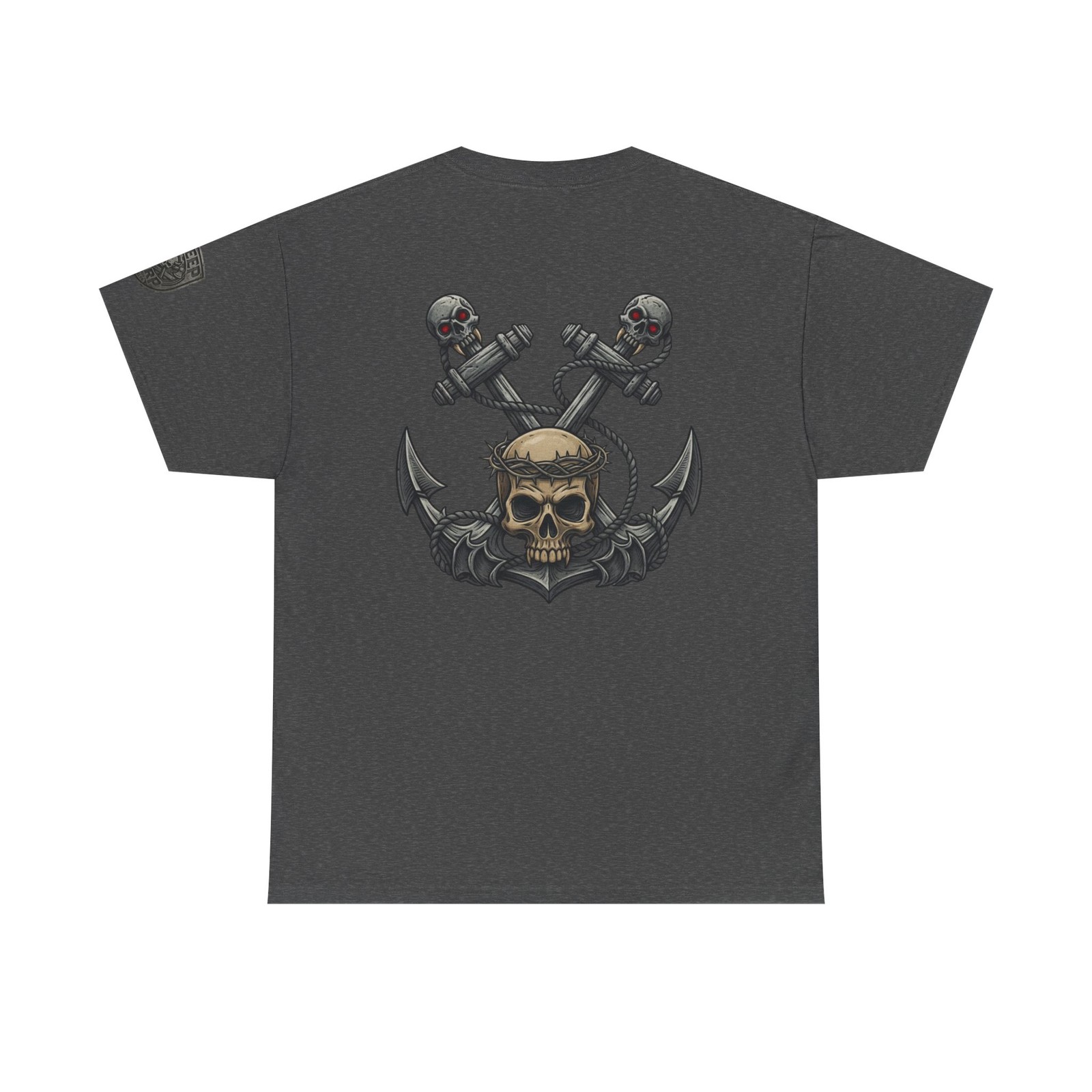 KREEP KORP Skull Anchor Tee | Pirate Nautical Skull Shirt