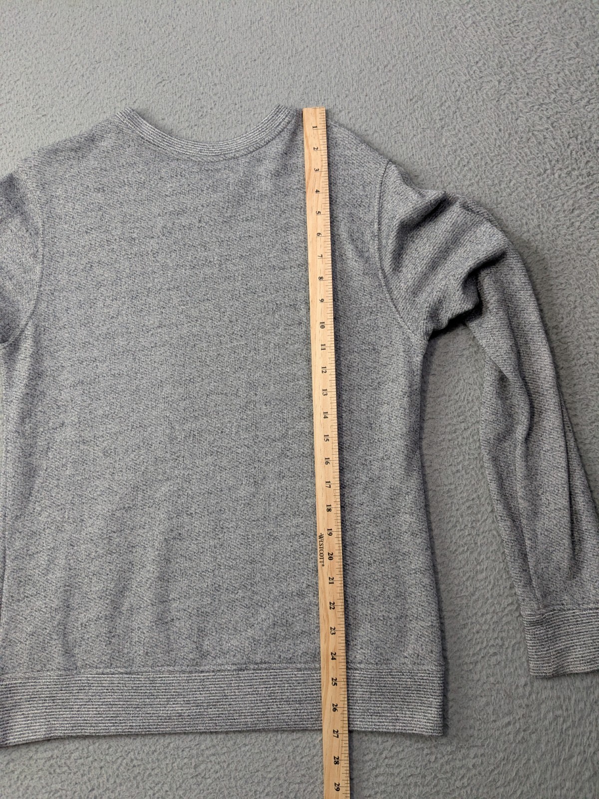 Smith and Rogue Shirt Small Sweatshirt Style Long Sleeve Gray Western Pullover