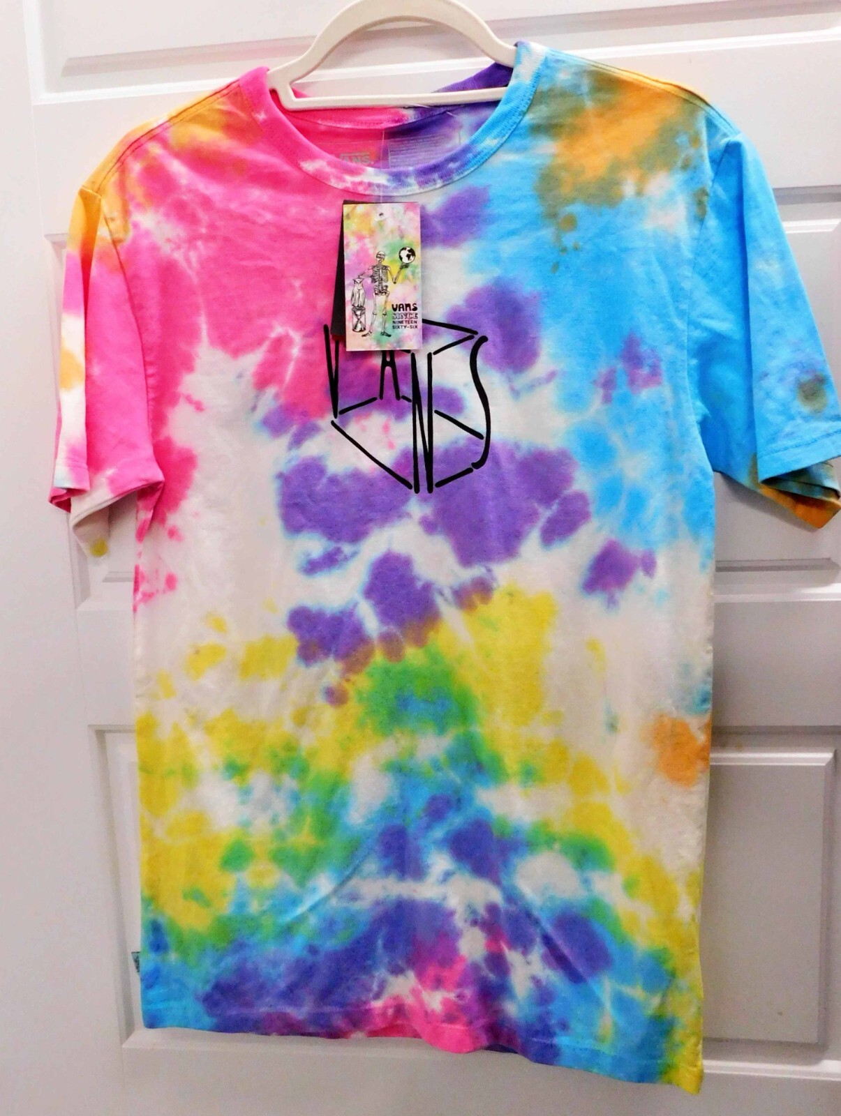 New Vans Off The Wall Skate Tye Die Knit Shirt Men’s Size X-small $44.50 retail