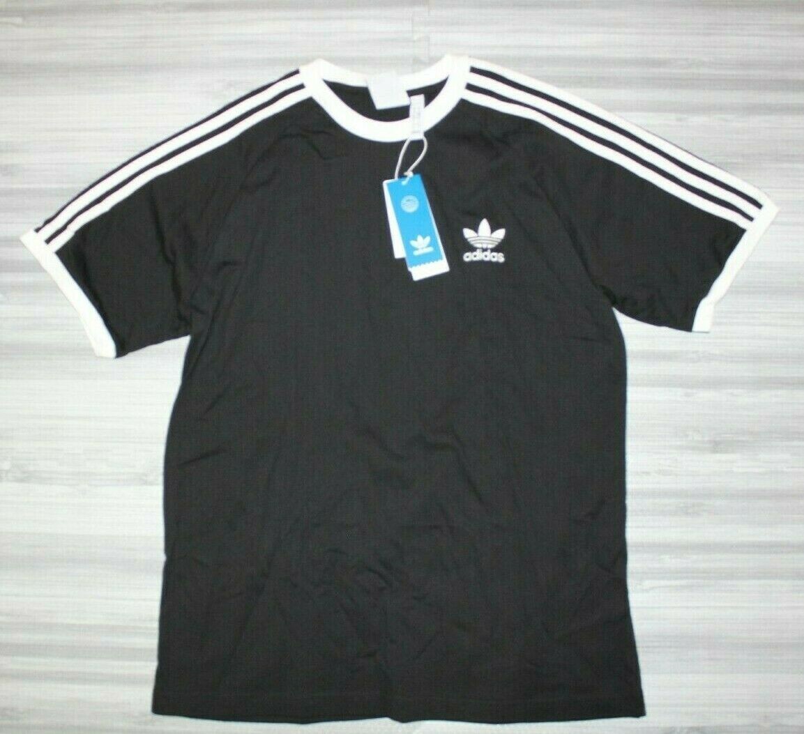 NEW MEN’S ADIDAS ORIGINALS 3-STRIPES CALIFORNIA TREFOIL TEE SHIRT ~ LARGE IA4845