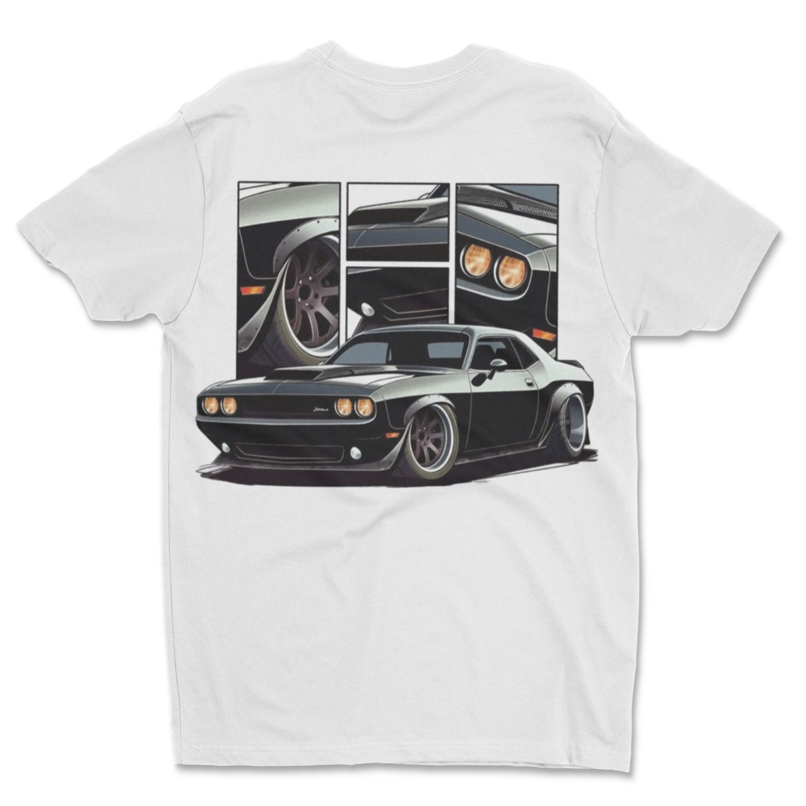 DTF Muscle car/ Custom Unisex Soft Style T-Shirts, Next Level- Cotton