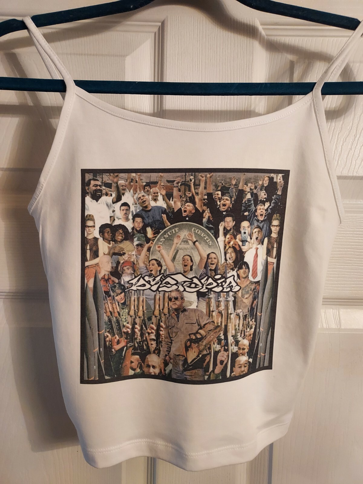 Dystopia crop top dystopia tank top Dystopia shirt any size xs to xxl