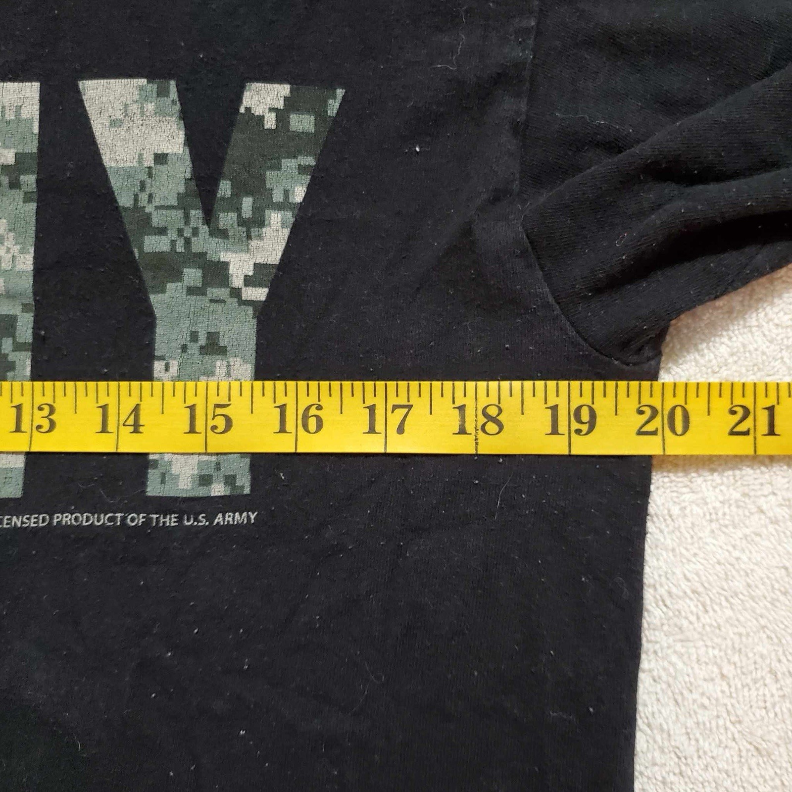 Digital Camo US Army T-shirt Made in USA Medium M