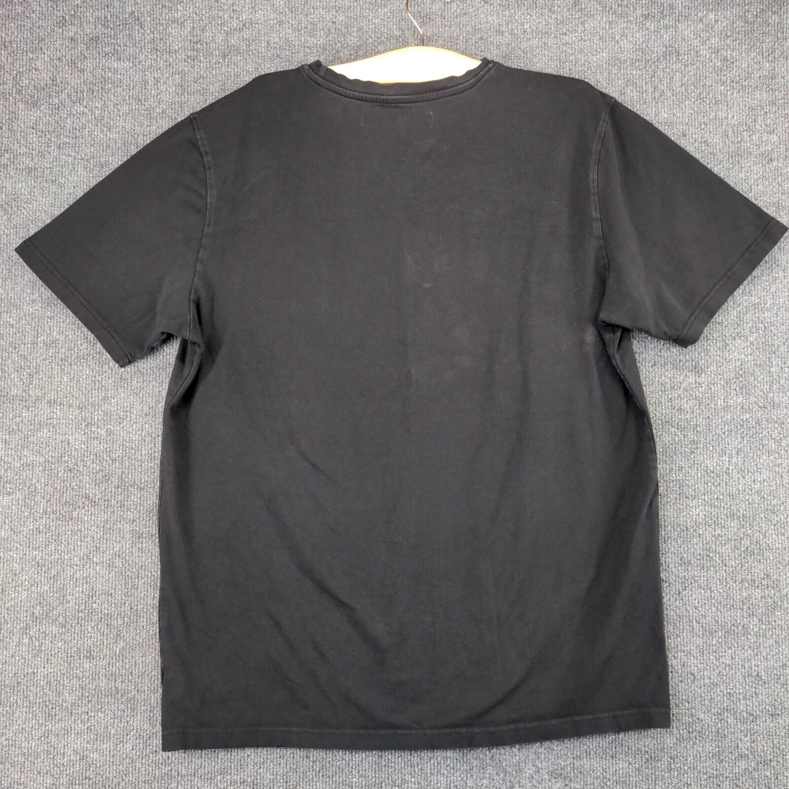 Hudson Outerwear Mens Snake Drip T-Shirt Black XL Short Sleeve Rhinestone Cotton