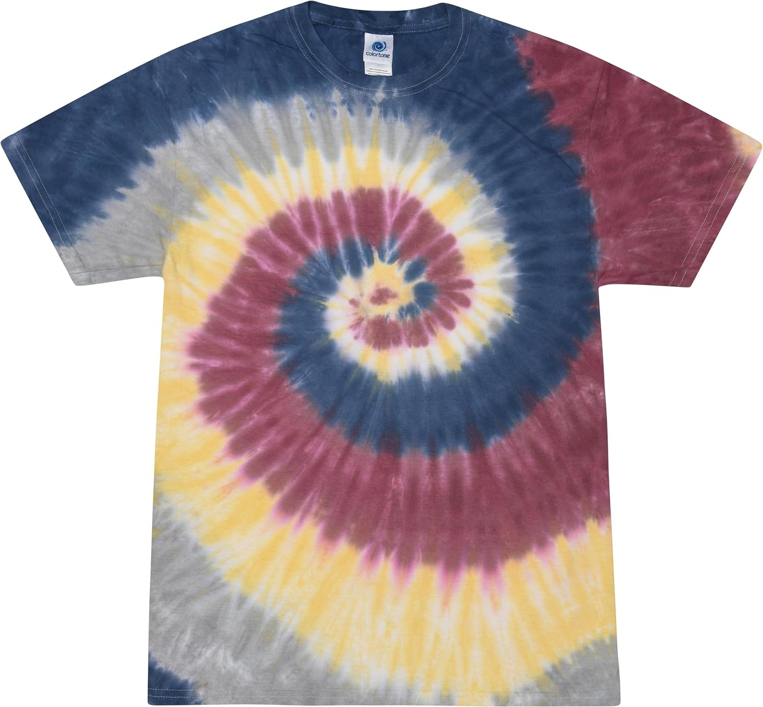 Tie Dye Short Sleeve T-Shirt Unisex Hand Dyed Tee for Men Women Gift Idea