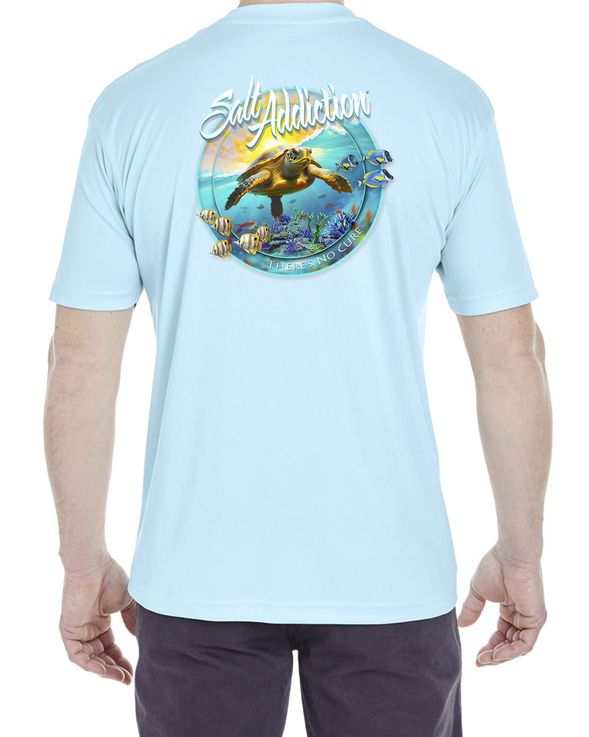 Salt Addiction t Shirt Short Sleeve MicroFiber Turtle 30