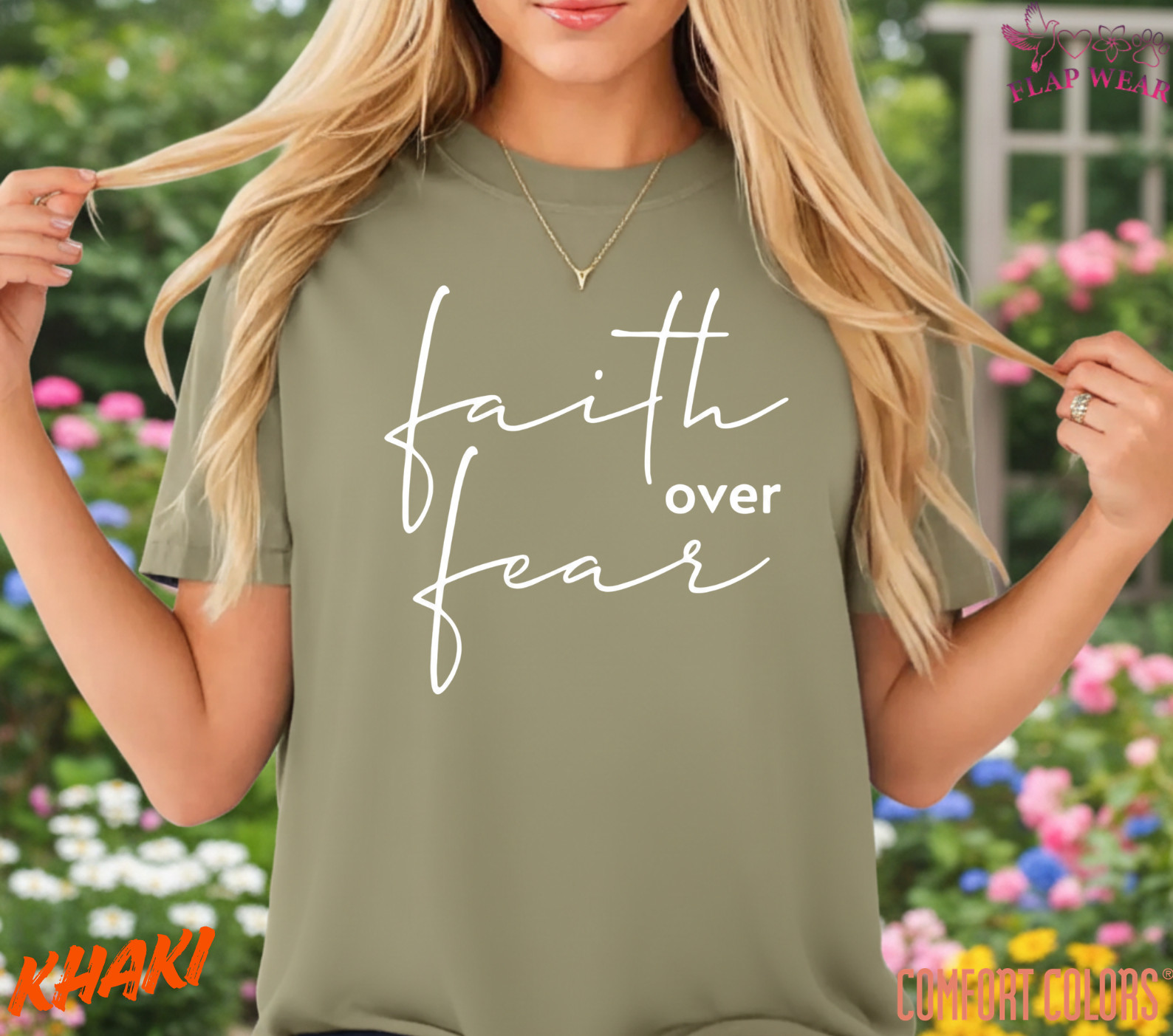 Unisex Faith Over Fear Christian T-Shirt, Men T shirt,Women T shirt Gift