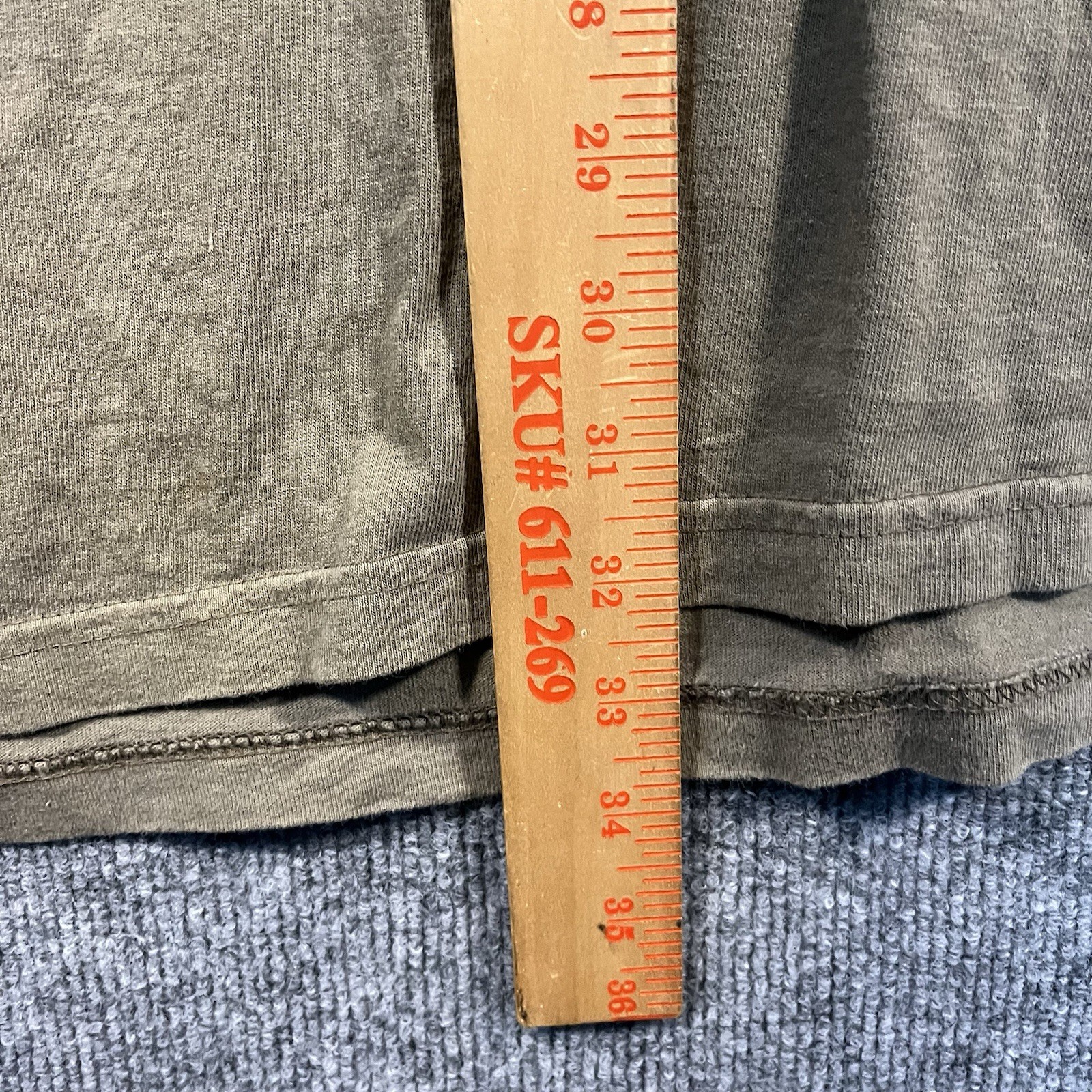 Vintage 90s Guess Jeans Logo Long Sleeve Green T-Shirt USA Mens XL