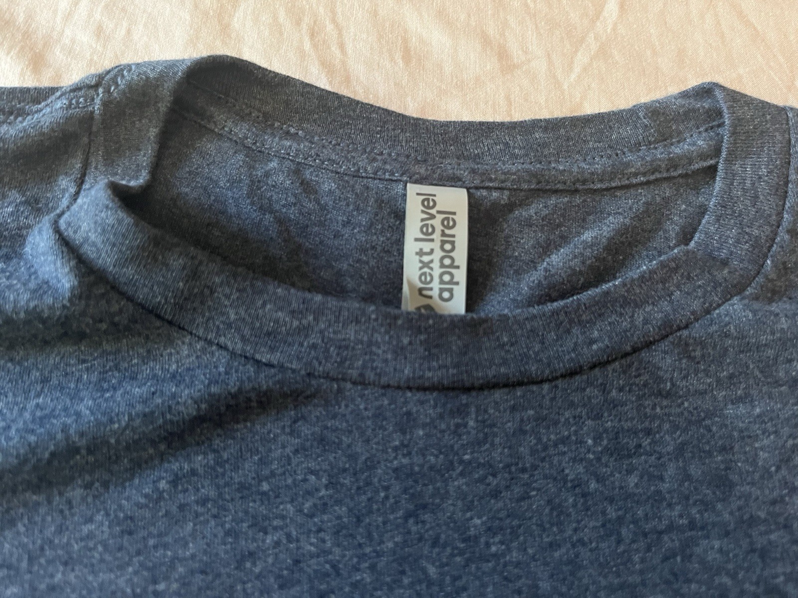 Zillow T -Shirt Next Level Apparel Heather Blue PolyCotton Comfort Ts. NwT
