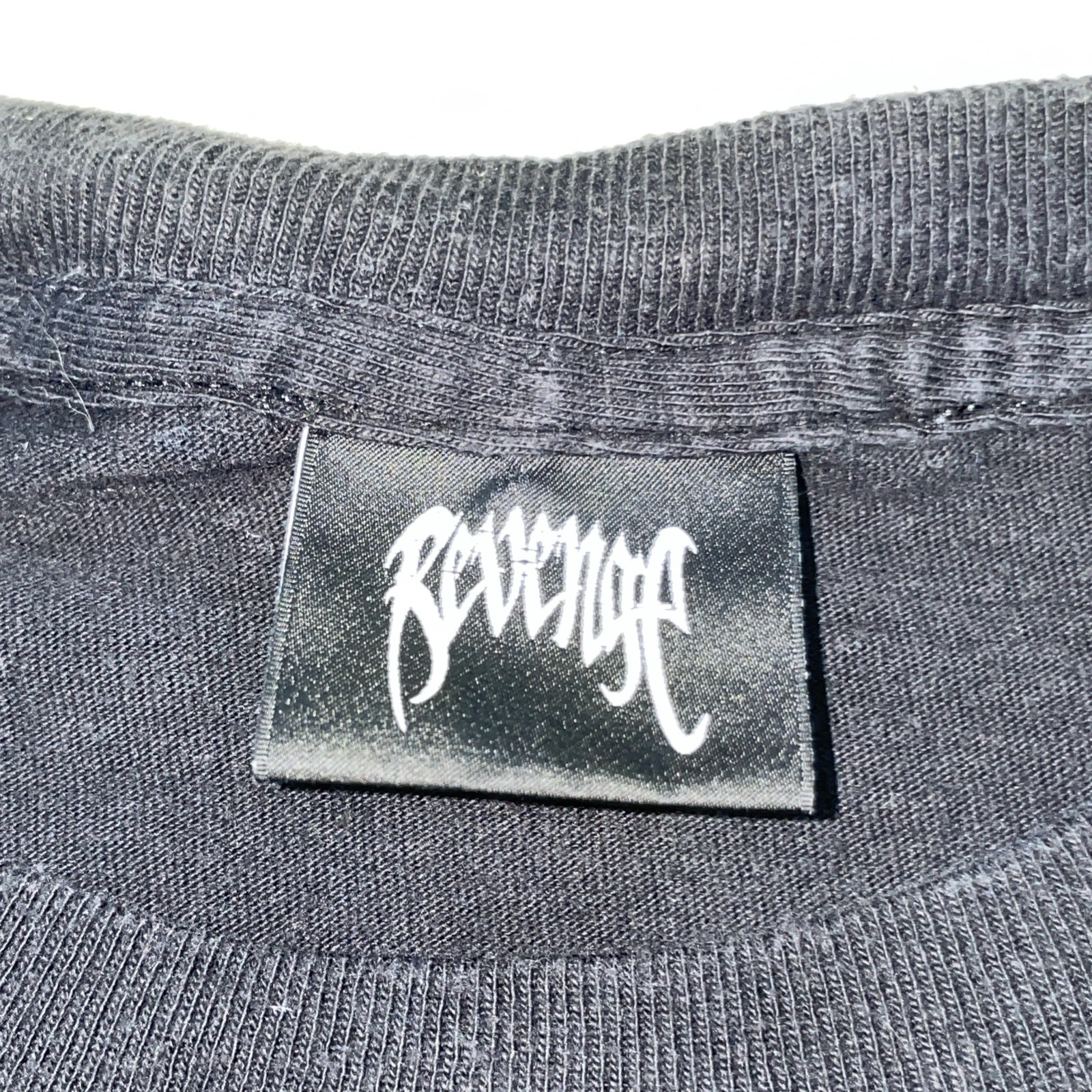 Revenge Lightning Smoke Tee ‘Black’ Streetwear Men’s Size L -Excellent Condition
