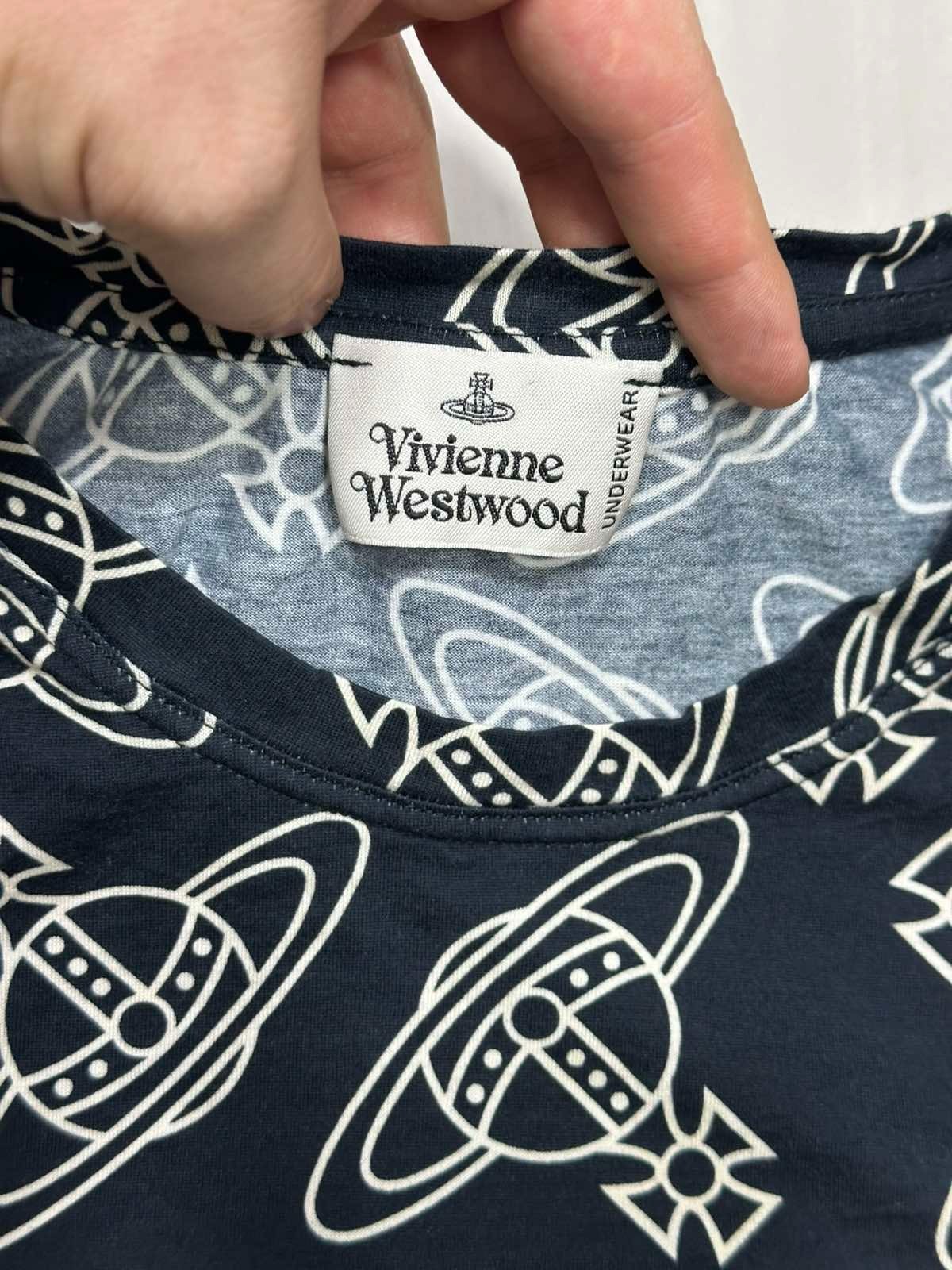 Vivienne Westwood Underwear Mens XL AOP T-Shirt All Over Print Graphic
