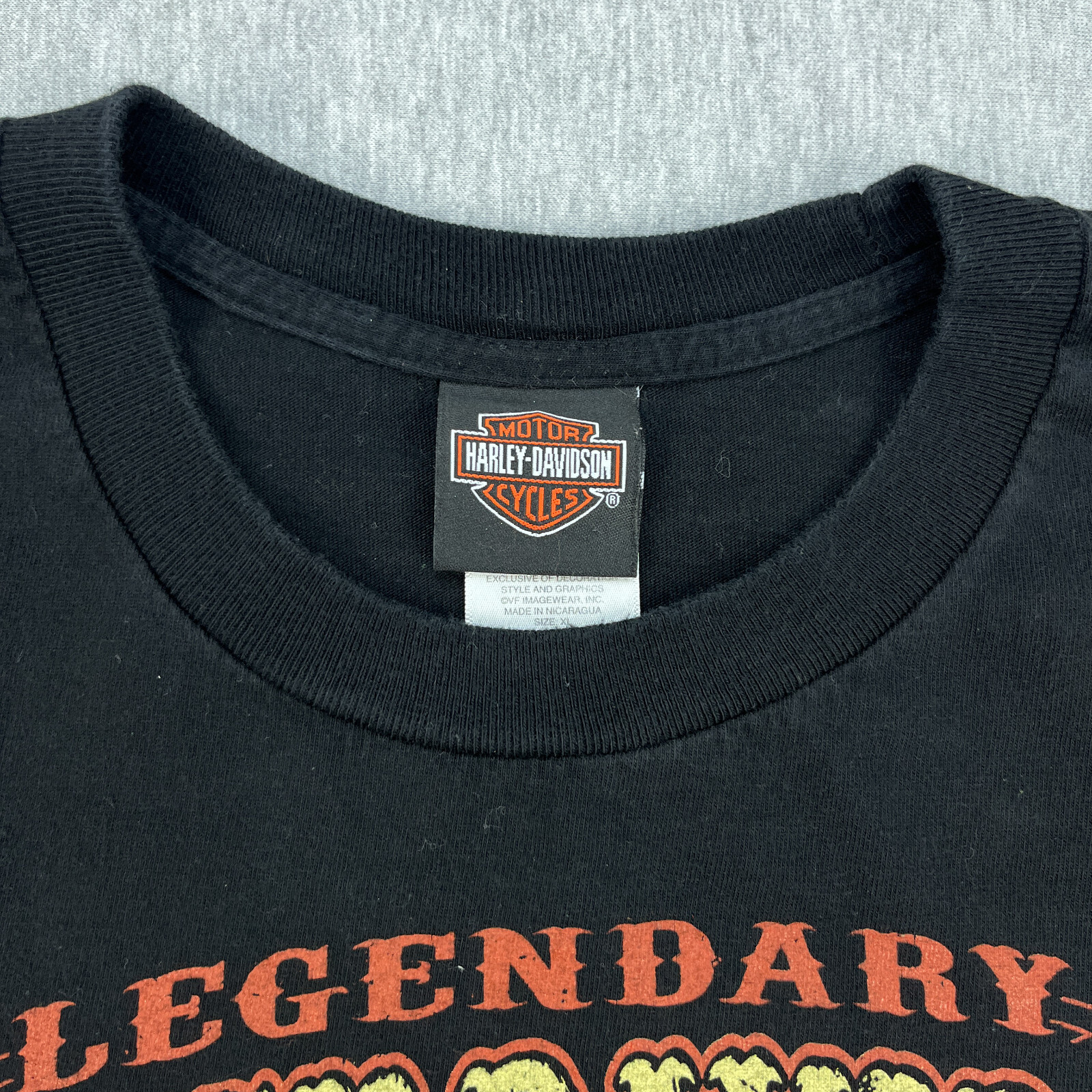 Harley-Davidson Kuala Lumpur T-Shirt Mens XL Black Double-Sided Moto Malaysia