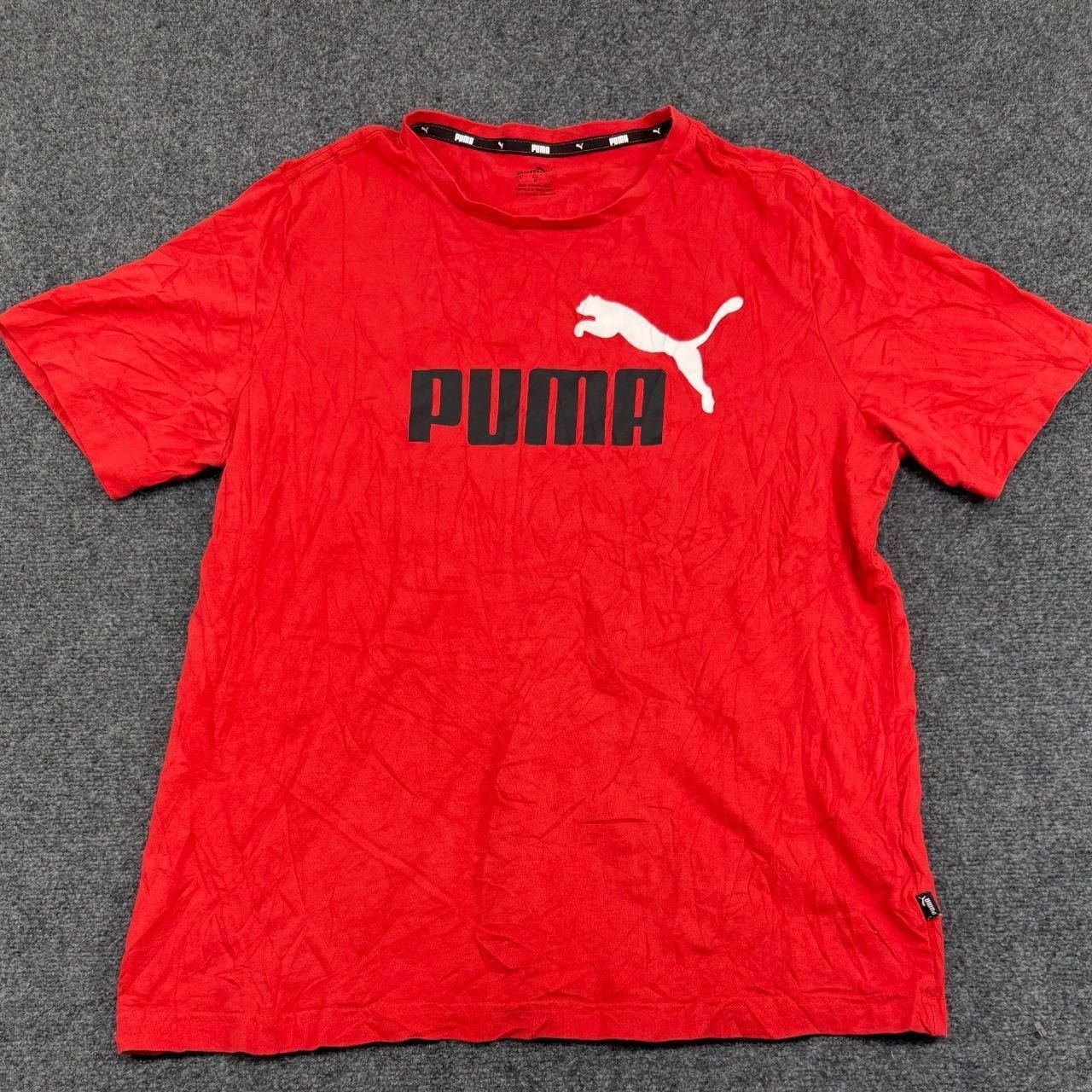 Puma Classic Logo Crewneck T-Shirt Red