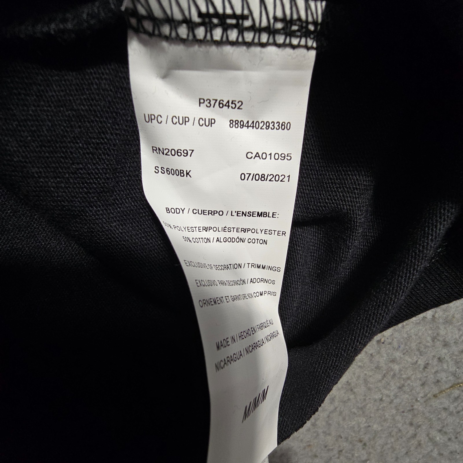 DICKIES Cooling Shirt Mens Medium Black Pocket Lightweight Work Fast Dry NWT B