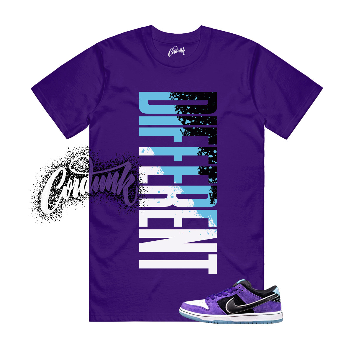 Dunk Hayley Court Purple Black White Lagoon Pulse Doll T Shirt Match DFRNT