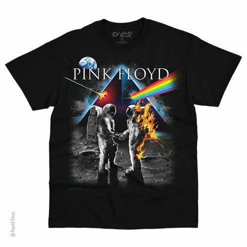 PINK FLOYD-BRIGHT SIDE OF THE MOON-T-SHIRT S-M-L-XL-2X SPACEMAN,Fire GILMOUR