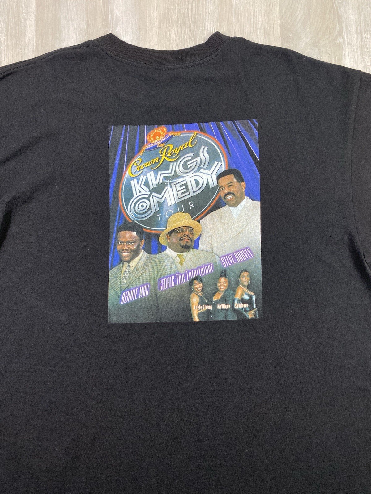 Vintage Crown Royal Promo Kings Of Comedy Tour XL T-Shirt Bernie Harvey Cedric