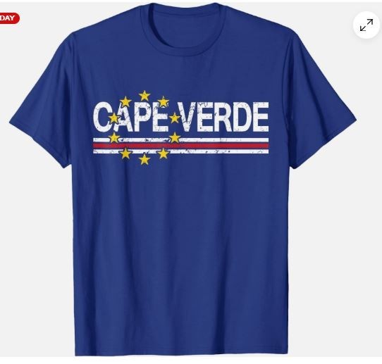 Cape Verde Flag Shirt Cape Verdean Men Women Cabo Verde Blue Unisex T-Shirt