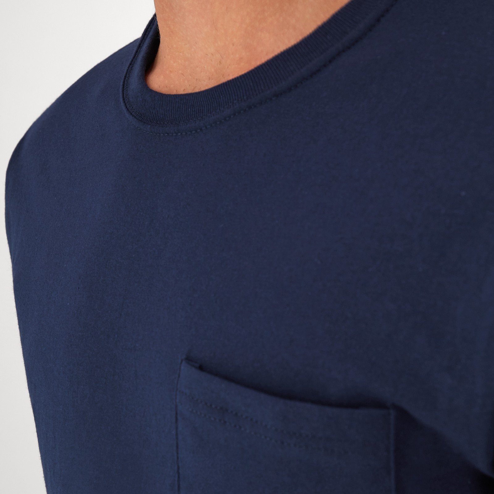 6 Pack Hanes Men’s Value Pack Assorted Pocket T-Shirt Undershirts Size S – 3XL