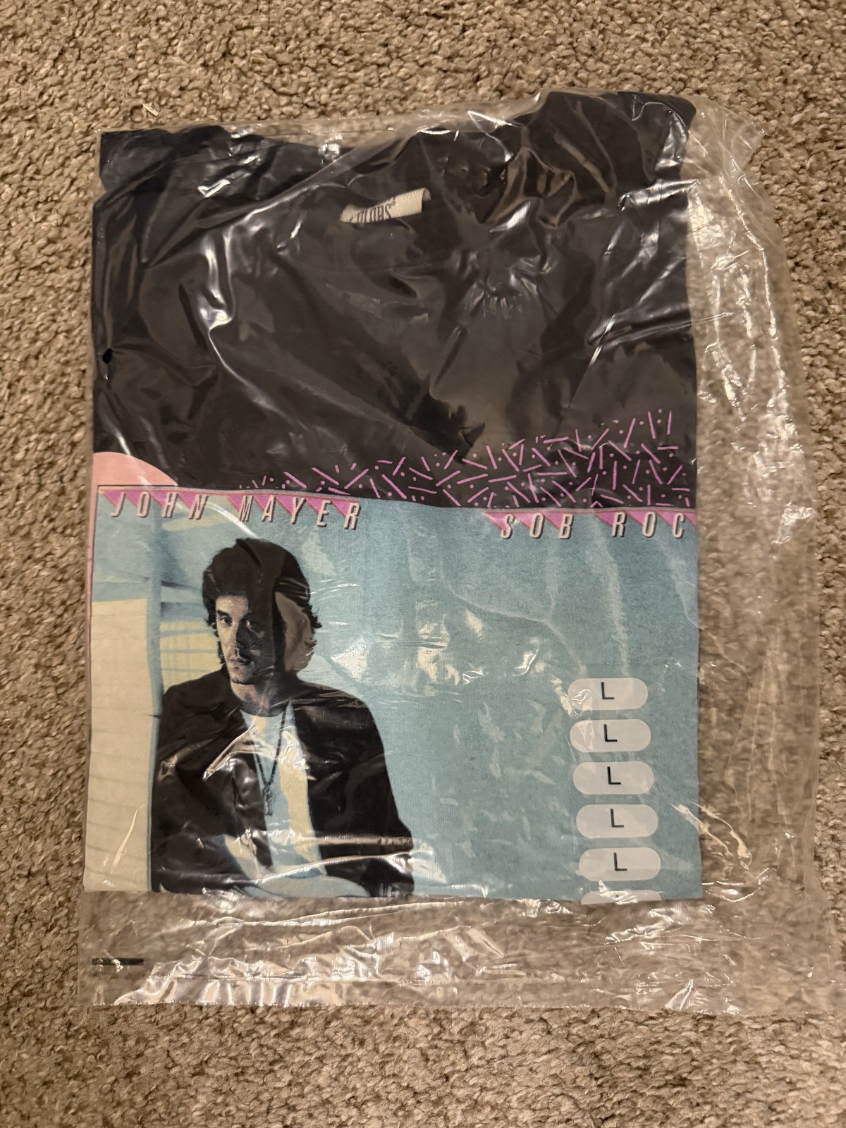John Mayer Sob Rock Tour T Shirt Tee Album Release from Shop Size L Large Sealed