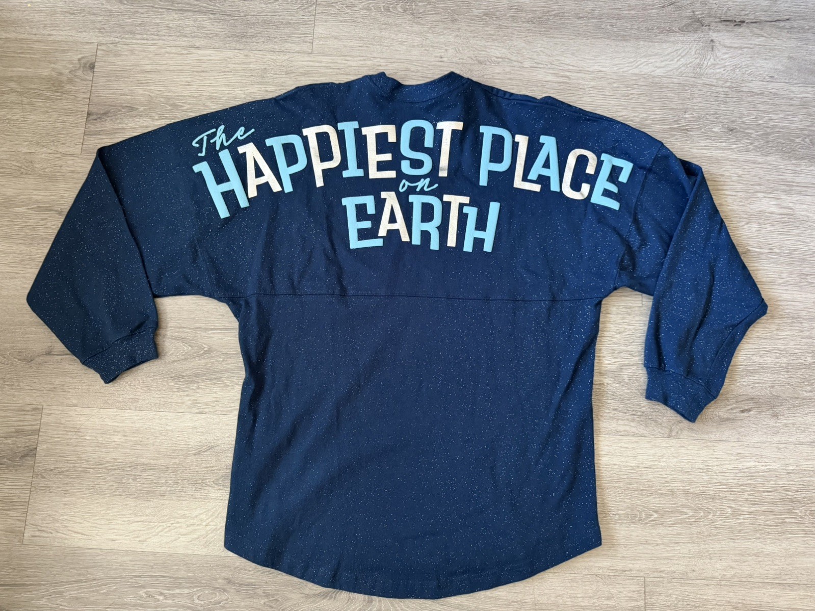 Disney Happiest Place on Earth 65th Anniversary Glitter Spirit Jersey Size XS