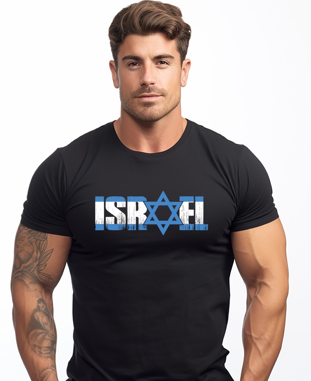 Israel t-shirt, Jewish Star tshirt Israeli Military Army IDF Tzahal Israel