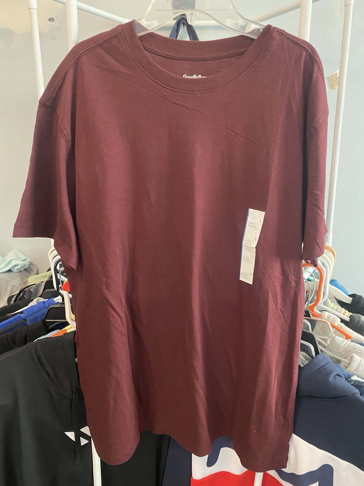 NEW Goodfellow & Co. “Every Wear Tee” Adult Size Large Crewneck Standard Fit