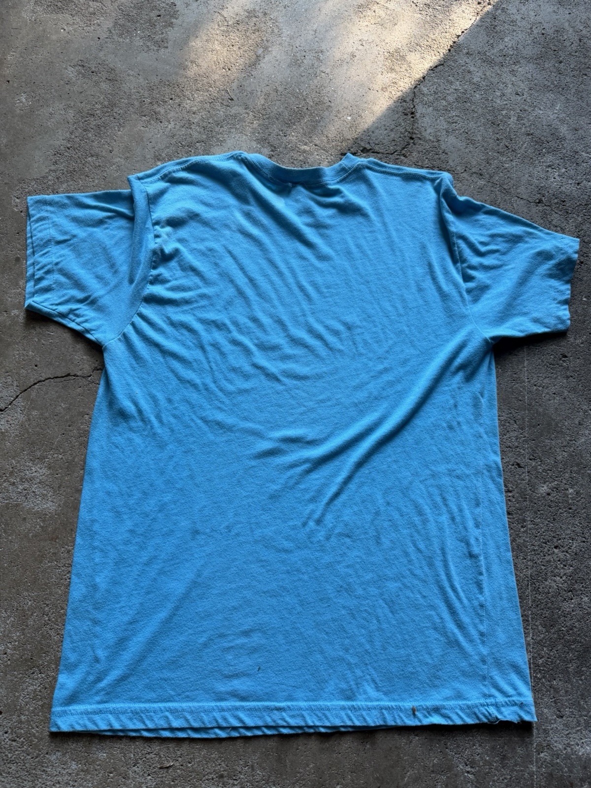 VTG Daniel Johnston hi how are you album nirvana Kurt cobain graphic shirt Blue