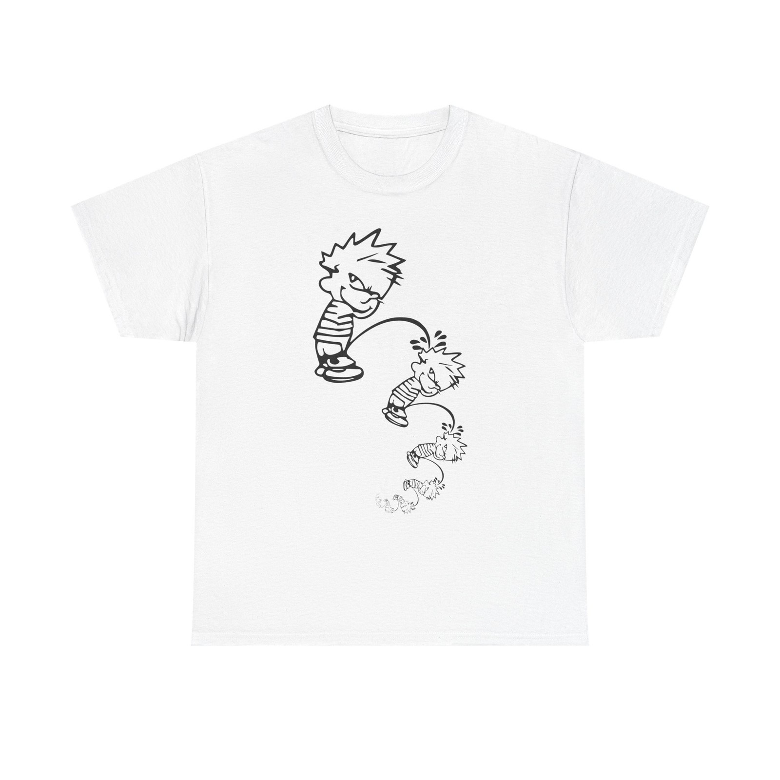 Infinite Peeing Calvin T-Shirt Fractal Math Art Humor Tee Gift 13 Colors!