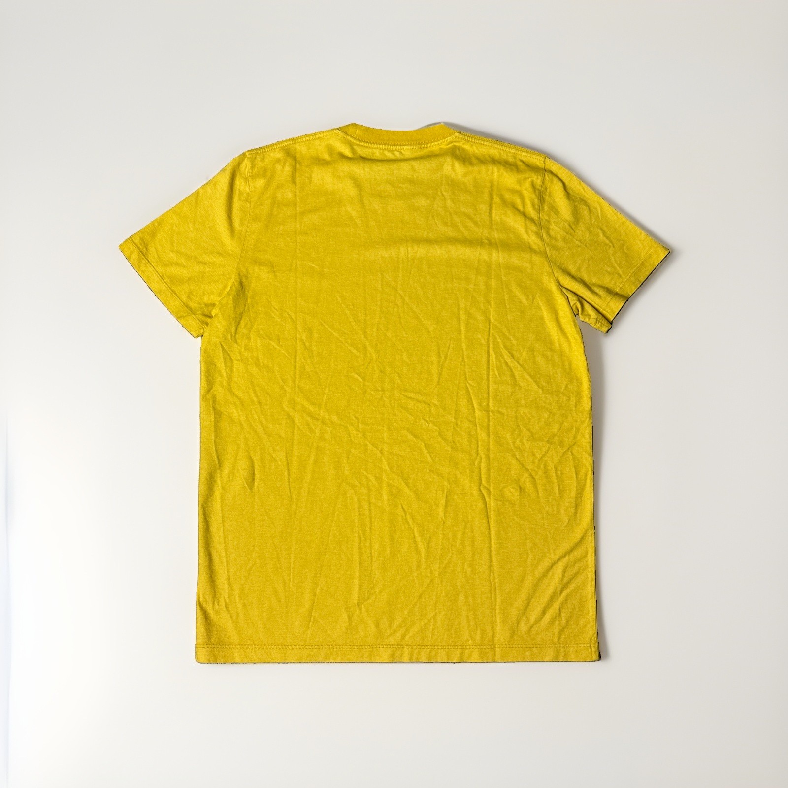 Taylor Stitch Organic Cotton Hemp T-shirt Men 40 MEDIUM Yellow Classic Soft