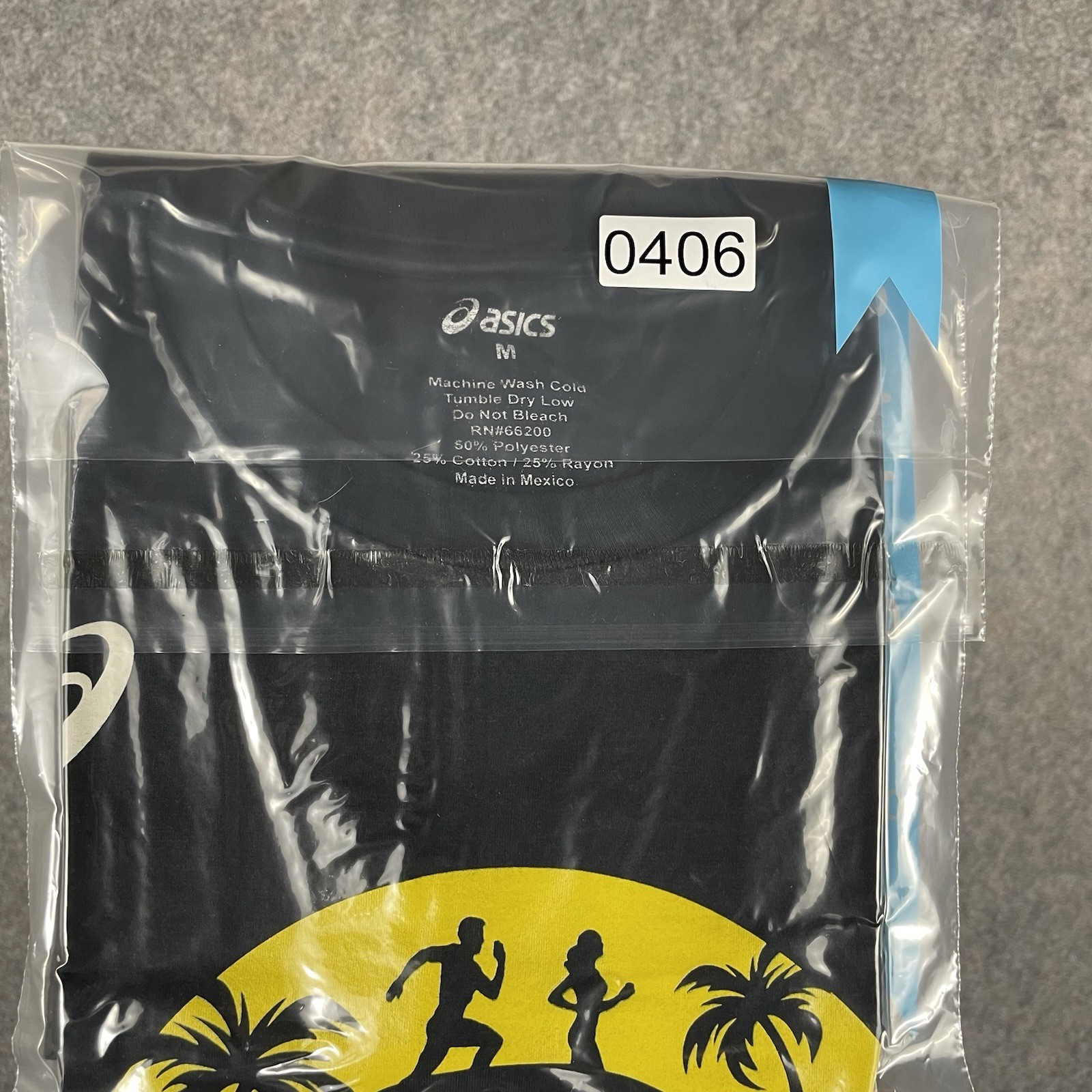 ASICS Cross Country Championships T-Shirt Men’s Medium Heather Black Running