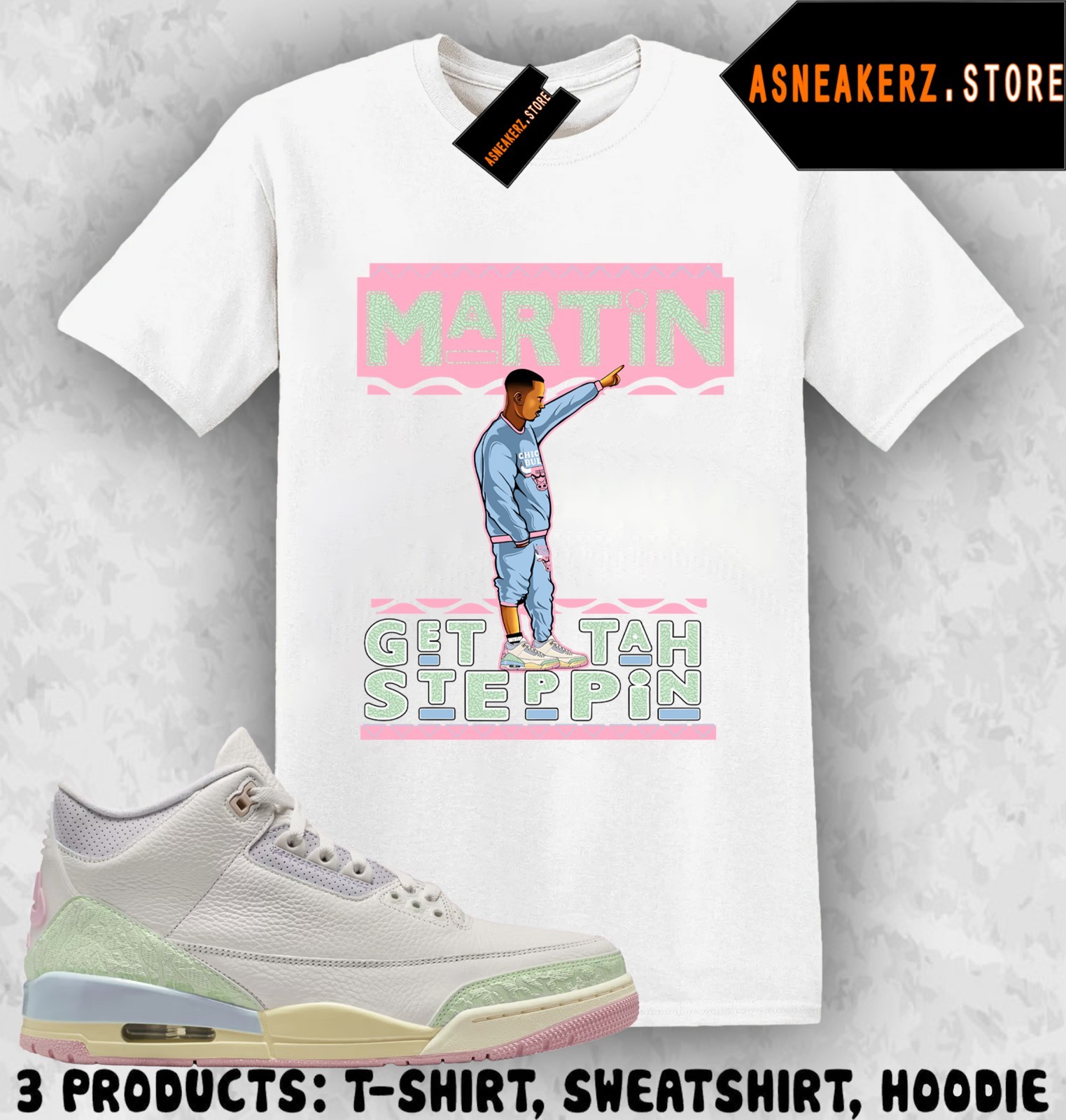 Shirt Matching AJ 3 Spring is in the Air 2026 Match Sneaker Sneakerhead Martin