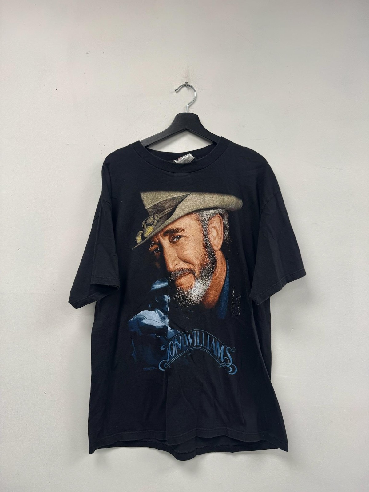 Vintage Don Williams Shirt Large Black Gentle Giant World Tour Concert 2000s