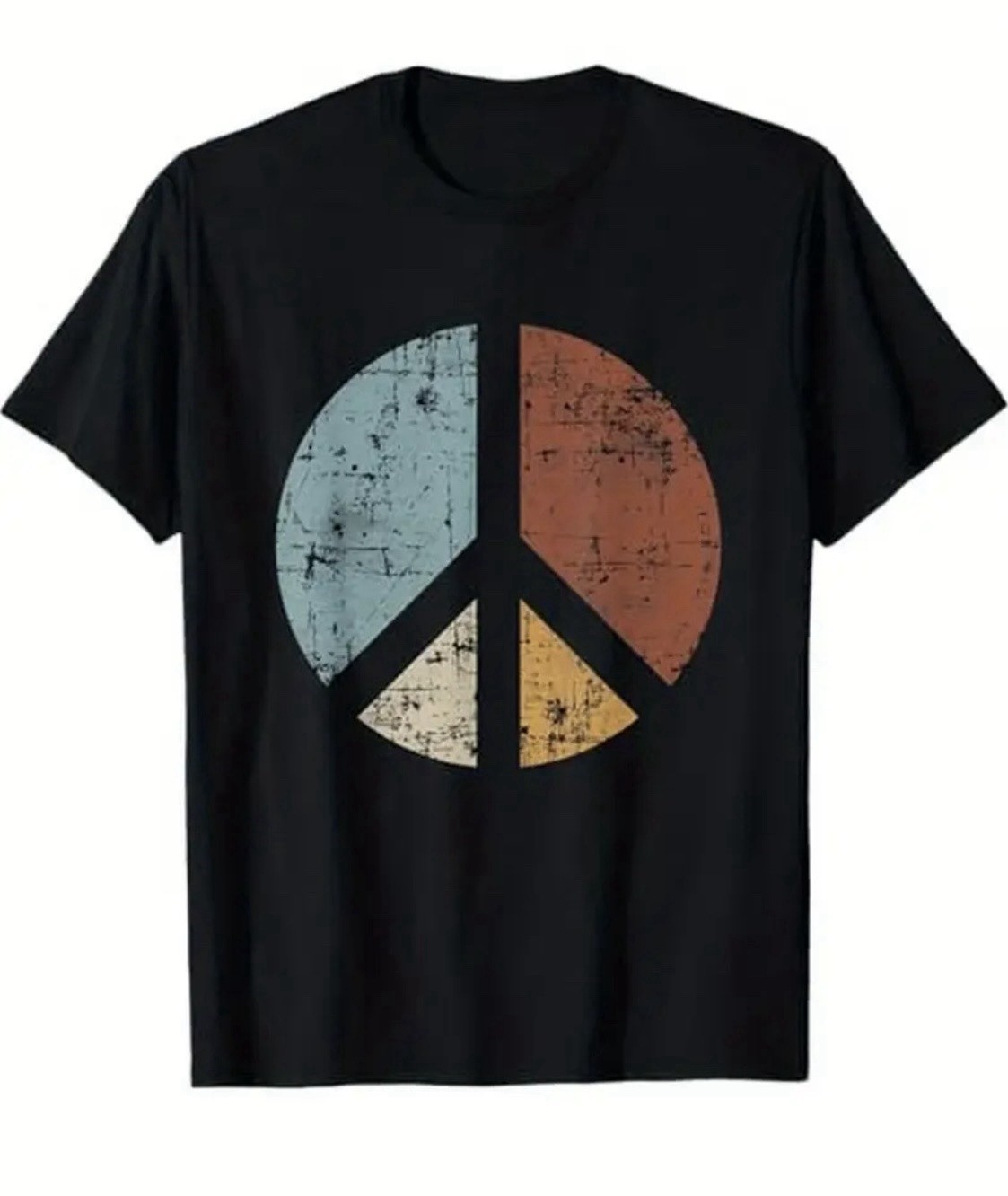 Peace Symbol T-Shirt Large Cotton NEW Shipping Included