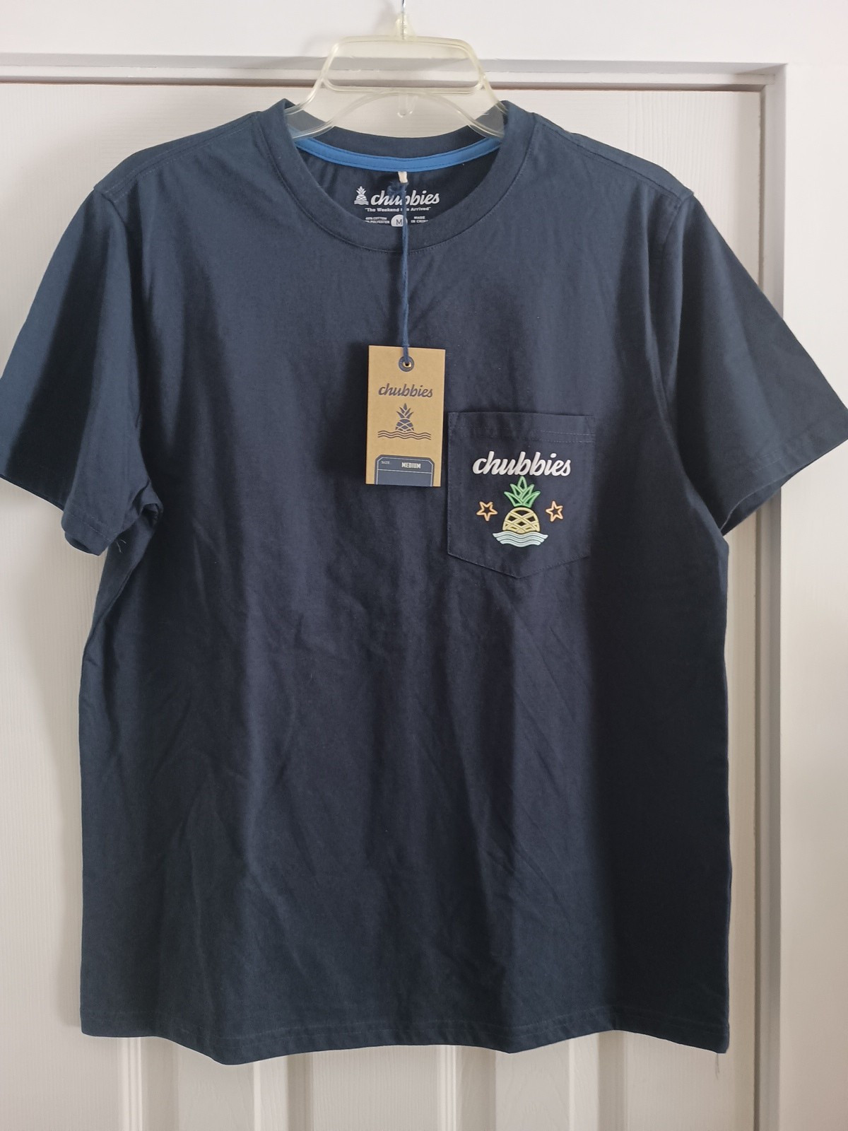 The Weekend Has Arrived Chubbies T-Shirt Men M Graphic Print Taco Bout It NWT