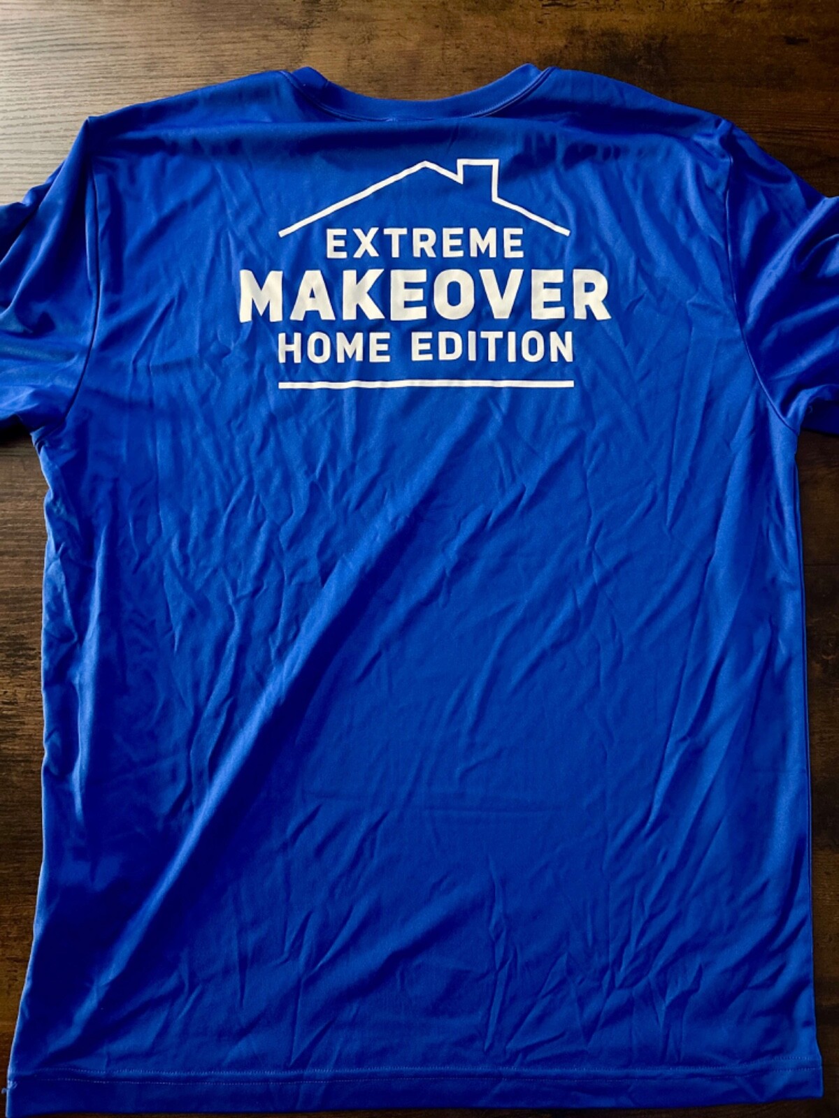ABC Rare Crew Gift Extreme Home Makeover Home Edition T-shirt Unisex L Tv show