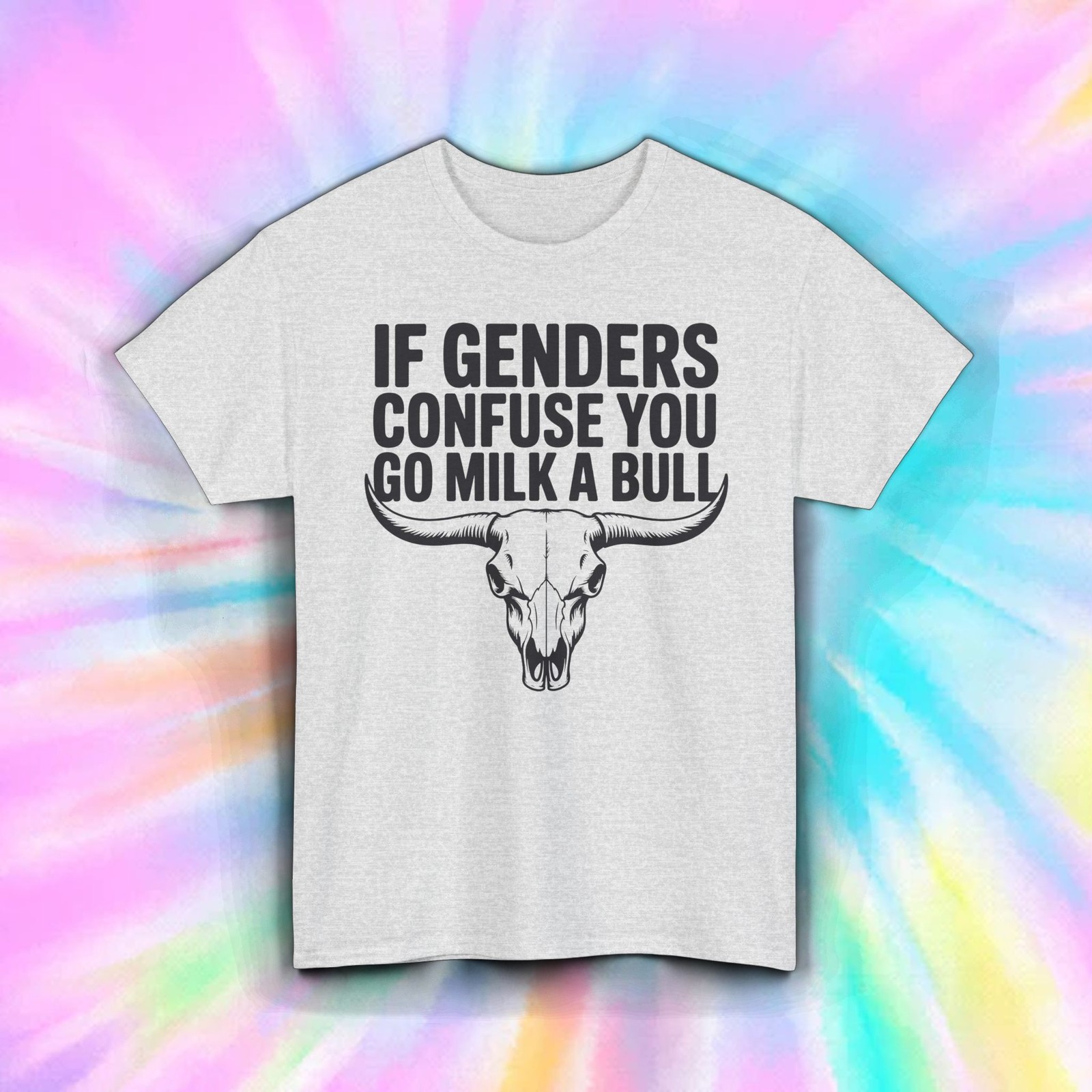 Funny Bull Unisex Tee, Gender Neutral Shirt, Anti Woke T-Shirt, Graphic Tee,
