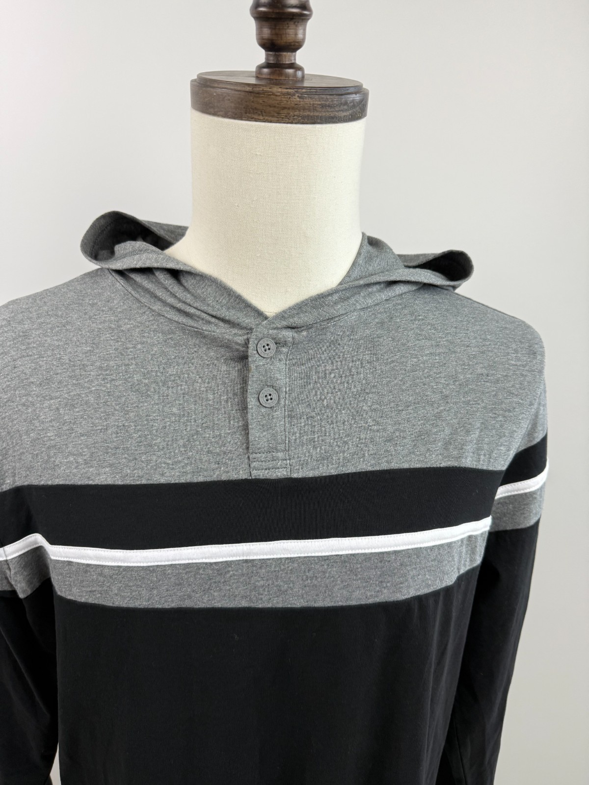 Scott James England Black Watcher Mens Hoodie Long Sleeve Shirt Large NEW