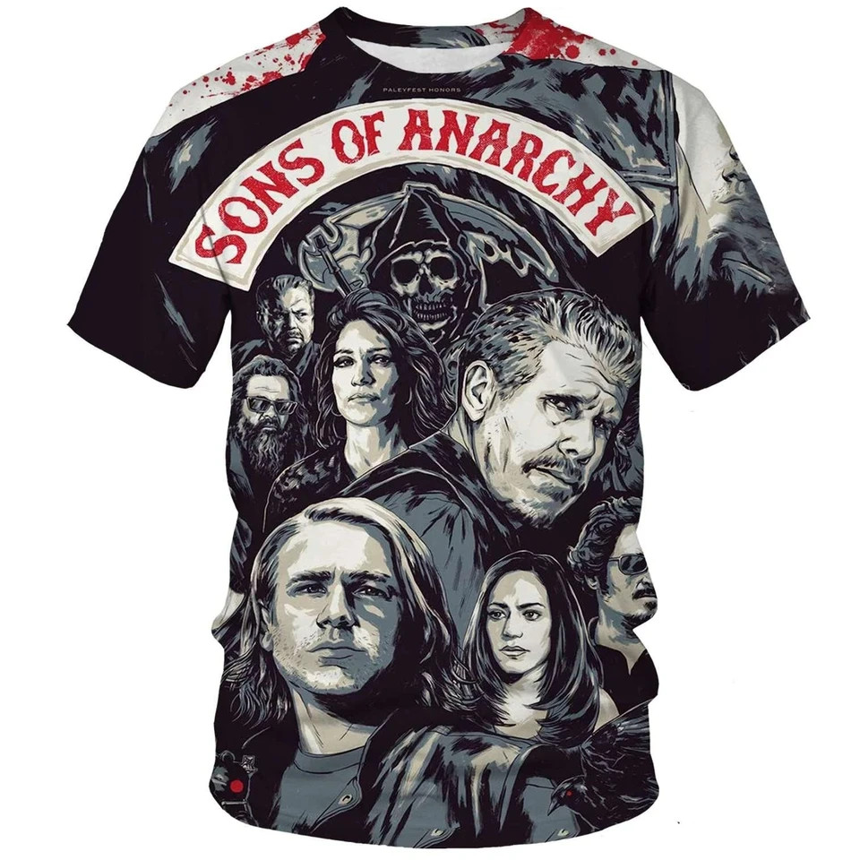 Sons of Anarchy Graphic 3D T Shirts All size S-5XL Unisex HS524