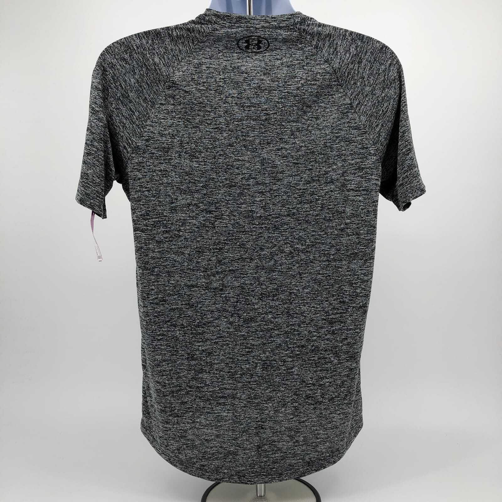 Under Armour Gray/Black Versatile T-Shirt | Perfect for Any Occasion