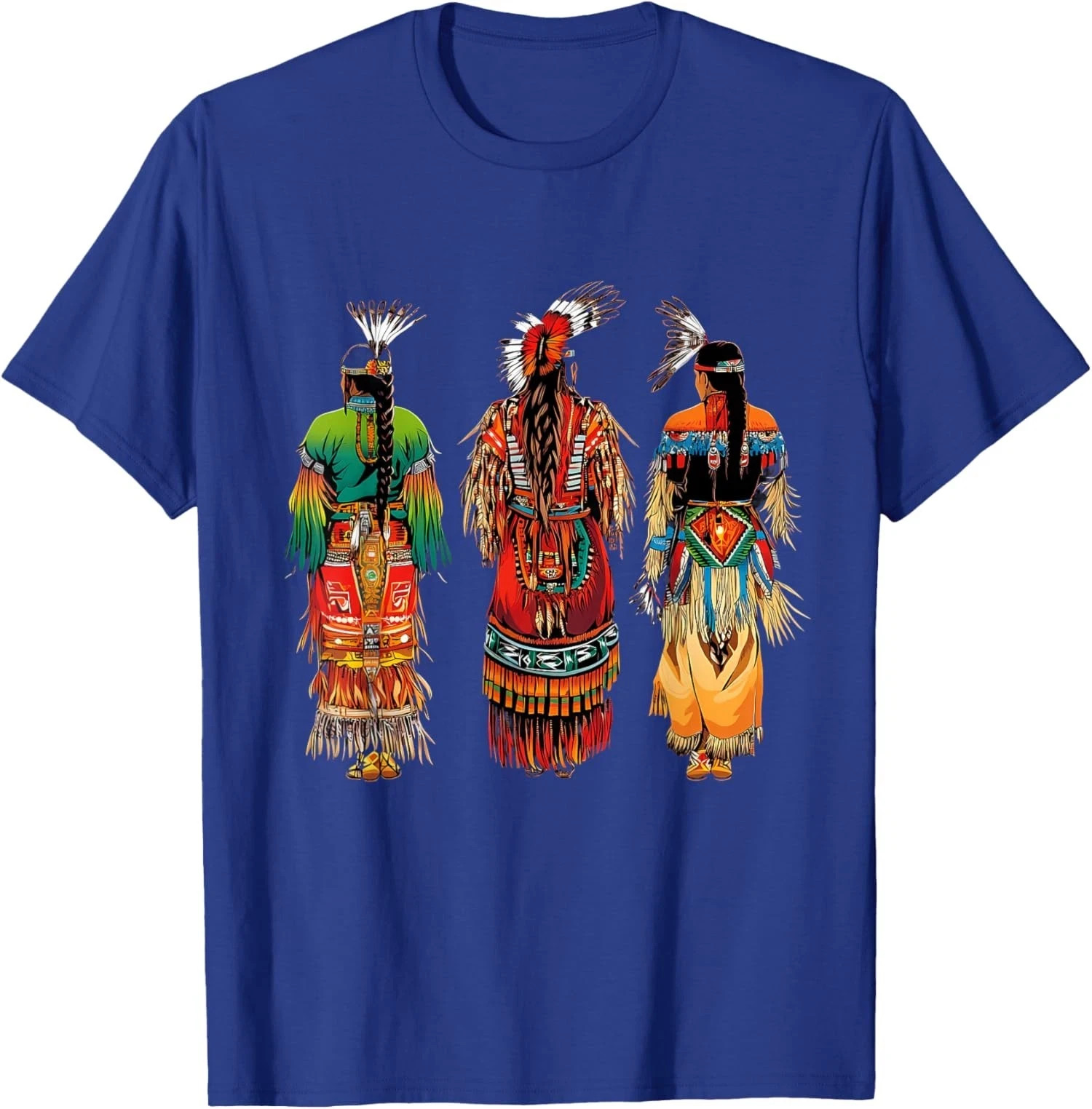 Indian Tribe Native American Feather Headdress Unisex T-Shirt