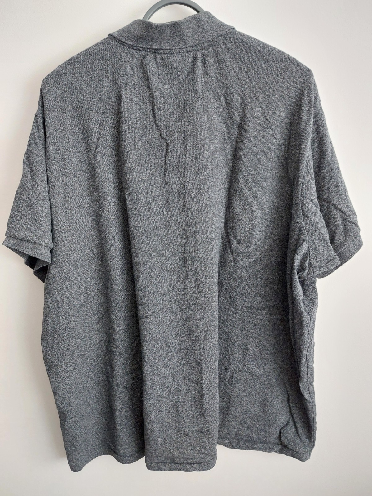 LACOSTE 5XL (SIZE 10) GREY POLO SHIRT USED VERY GOOD CONDITION